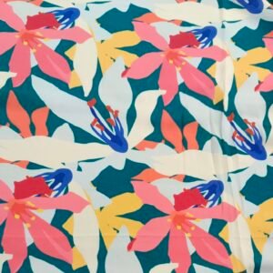 Modal Satin Printed Fabric