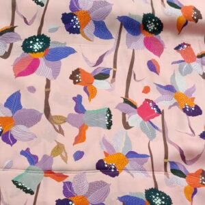 Modal Satin Printed Fabric