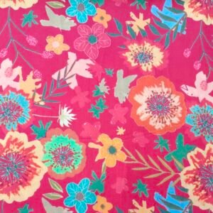 Modal Satin Printed Fabric