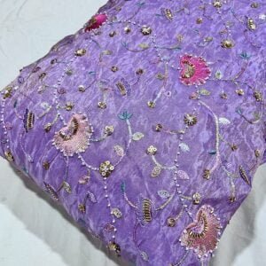 Elegant Crepe Embroidery Fabric