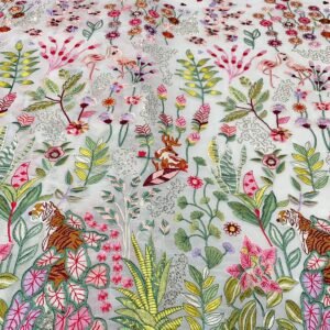 Elegant Georgette Embroidery Fabric for Your Fashion Needs