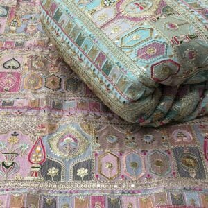 Elegance of Fox Georgette Multi Thread Fabric