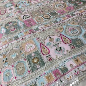 Elegance of Fox Georgette Multi Thread Fabric